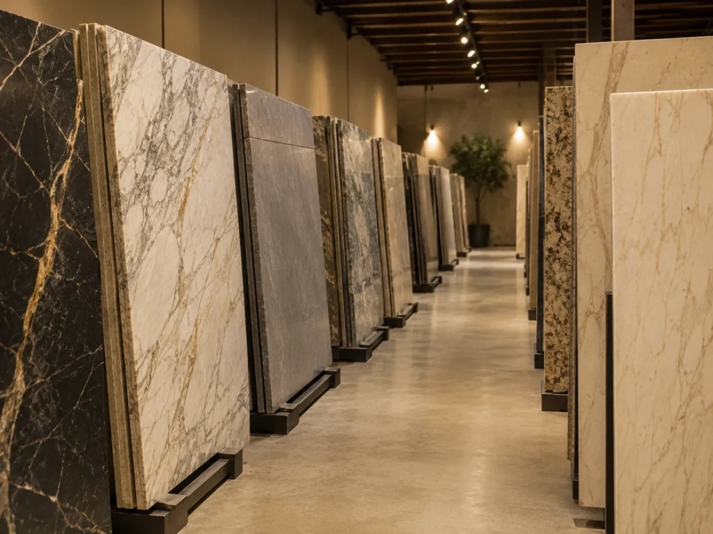 Architectural luxury natural stone gallery display